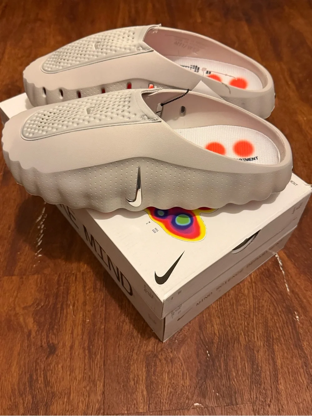 Nike Mind Slides Light Smoke Grey Men’s Size 9